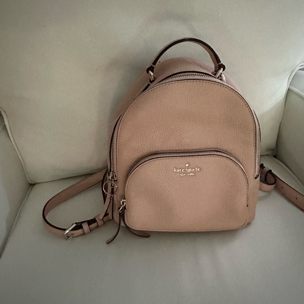 Kate Spade Pink Leather Backpack